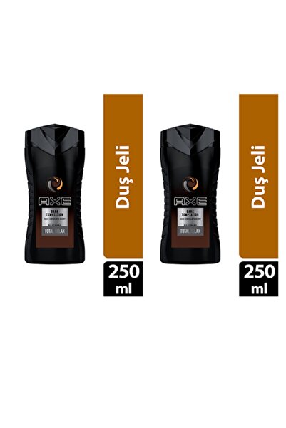 Axe Erkekler Için Duş Jeli - Dark Temptation 250 Ml*2 Adet