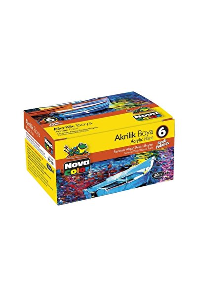 Nova Color Akrilik Boya 6 Renk 30 Ml