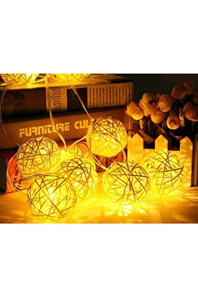 Genel Markalar 10'lu Mini Hasır Top Led Işık 1,5 Metre