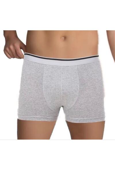 SEDEF YILDIZ Men's Gray Lycra Boxers - Set of 3