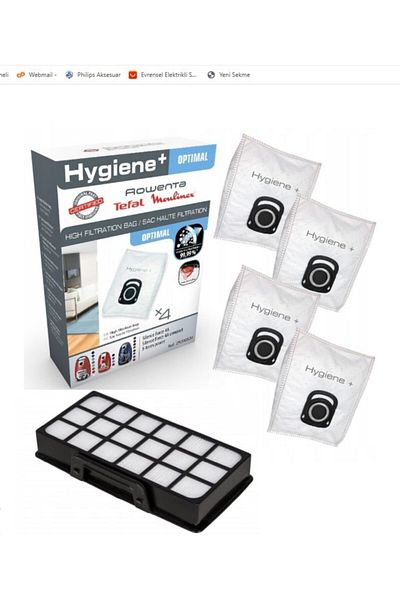 Rowenta Silence Force 4a Ro 6495ea - Dust Bag and Hepa Filter