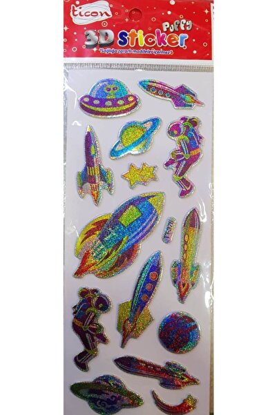 Ticon 3d Sticker Etiket