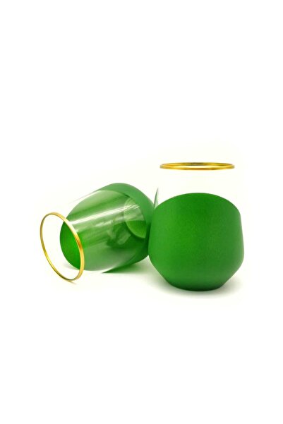 ÖzcamKristal 6'lı Renkli Su Bardağı Seti