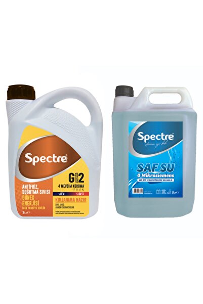 SPECTRE Güneş Enerjisi Antifrizi 3 Litre + Saf Su 5 Litre