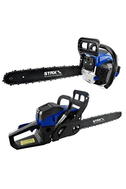 STAXX POWER TechnoTam Professional Çift Egzoz Ağaç Motoru Motorlu Testere Hızar 58 cc 4.3 Hp 50 cm Pala