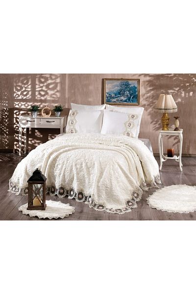 GOLDEN HOME Verona Double Blanket Set