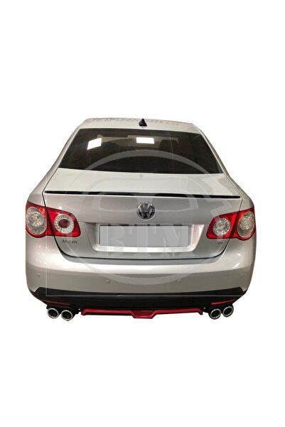 BTM OTOMOTİV Vw Jetta Mk5 Bagaj Üstü Spoiler Piano Black