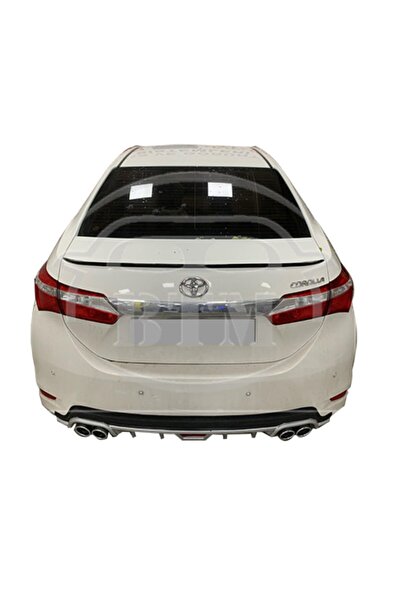 BTM OTOMOTİV Toyota Coralla 2013 Sonrası Bagaj Üstü Spoiler Piano Black