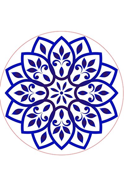TELLGRAF Round Tile Sticker (10x10 Cm)