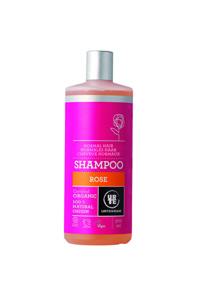 Urtekram Moisturizing shampoo with organic rose for normal hair