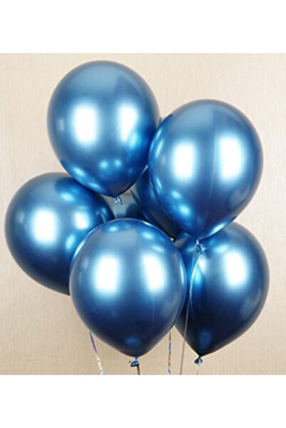 Partimarka بالون كروم لون أزرق 5 قطع