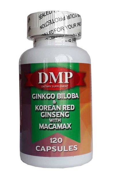 DMP Ginkgo Biloba and Korean Red Ginseng - Macamax 120 Capsules