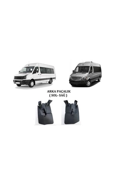 Marka Sprinter - Crafter Original Type Mudguard Back Dust Cover 2006-2020