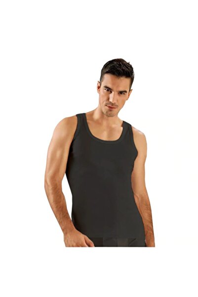 Sedef Yıldızı Men's Black Cotton Combed Athlete 8 Pcs