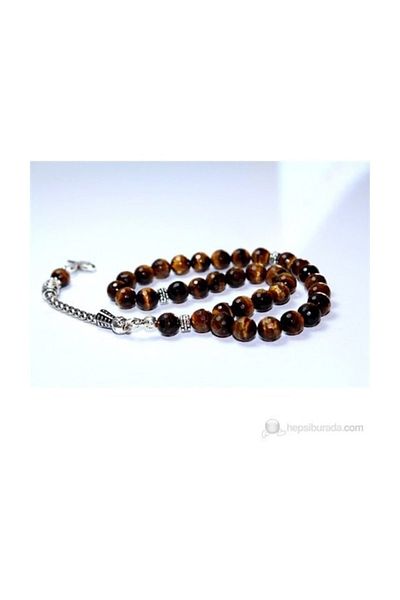 RD EKOAVM Turtle Eye Stone Rosary 8 Mm Facet Cut