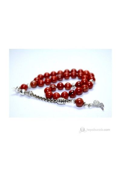 RD EKOAVM Jasper Stone Rosary 8 Mm Globe Cut