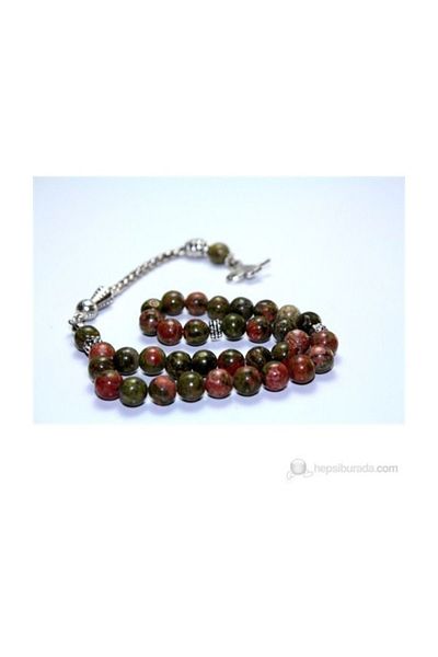 RD EKOAVM Jasper Stone Rosary 8 Mm Globe Cut