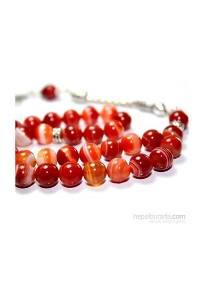 RD EKOAVM 8MmGlobe Cut Variegated Agate Stone Rosary