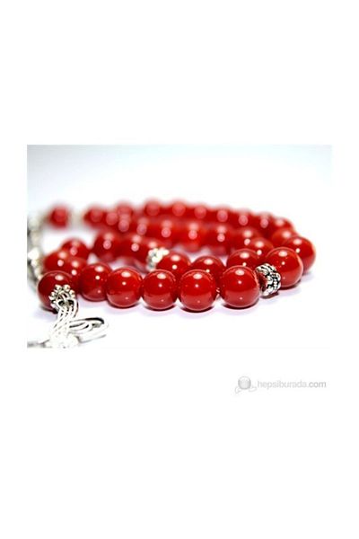 RD EKOAVM Dark Brown Agate Stone Prayer Beads 8 Mm Globe Cut