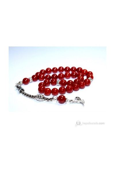 RD EKOAVM Dark Brown Agate Stone Prayer Beads 8 Mm Globe Cut