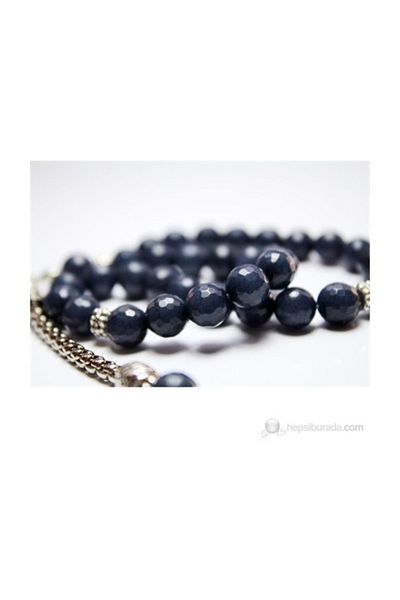 RD EKOAVM 8 Mm Facet Cut Agate Stone Rosary