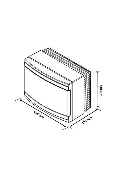 BORLED 6-Piece Flush Mounted Vending Machine Box Br-803