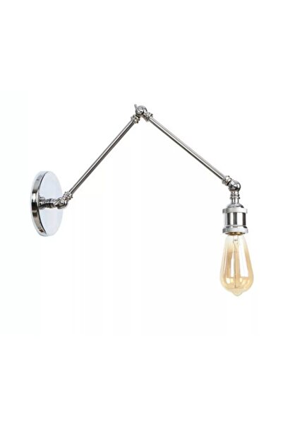 Rsylight شمعدان حائط من الكروم البهلواني المفصلي المزخرف باللون البيج