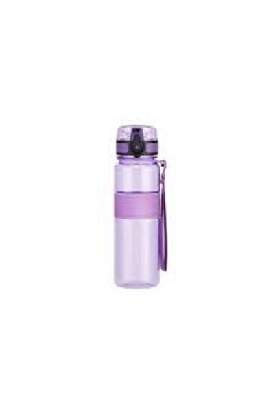 Vagonlife 580 Ml Transparent Flask with Carrying Strap (purple) / Vgn1747-purple