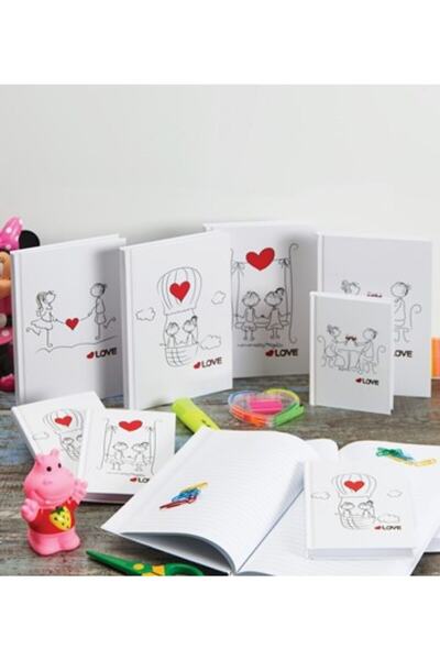 Bayındır Defter دفتر ملاحظات بغطاء صلب من سلسلة Bayindir مقاس 14x20 120/0