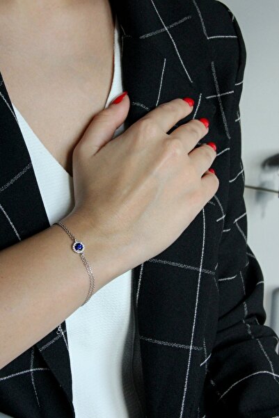 Argentum Concept 925 Ayar Gümüş Zirkon Taşlı Bileklik - B077301