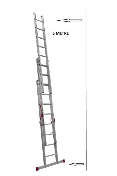 Beykon Madeni Eşya 3x2 M A Tipi Endüstriyel Sürgülü Merdiven