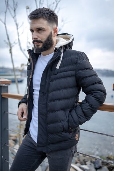 The Crow Erkek Siyah Mont