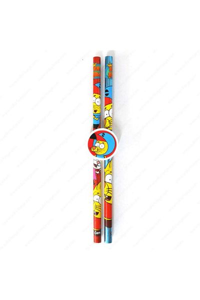 Dolphin Kral Şakir Pencil Set 2 Pencils+Eraser Ks-5968