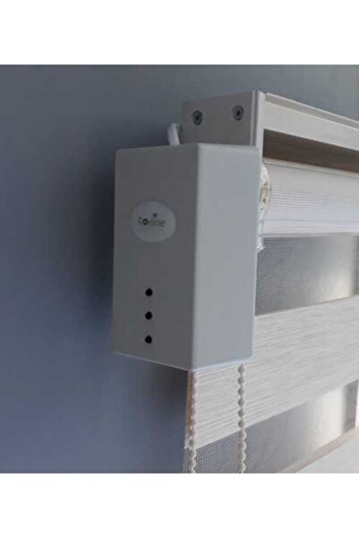 Rovline Motorlu Akıllı  Zaman Ayarlı Sesle Kontrol Edilebilir Zebra Perde