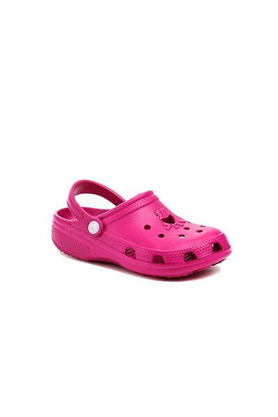 Coqui Pink Children's Slippers 8101-big-frog-fuchsia-new