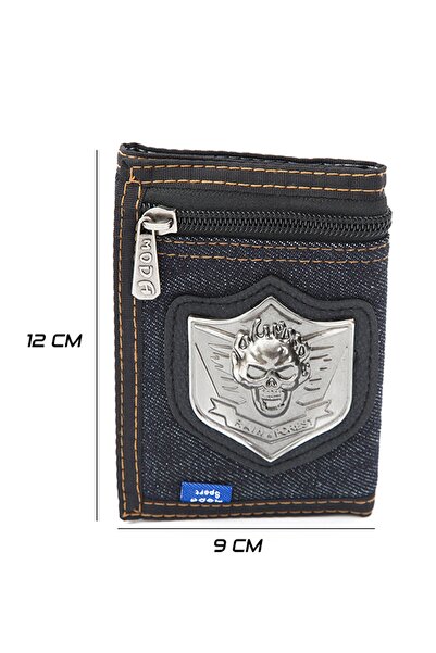 Moda Çanta Fashion A421 Black Fabric Velcro Wallet