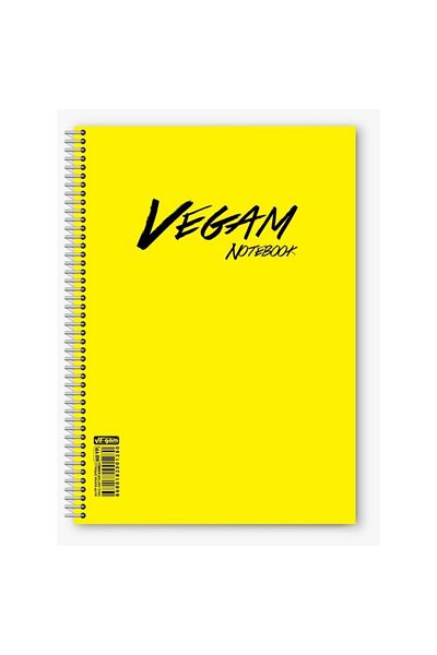 ÜLKEM DAĞITIM Vegam A4 72 ورقة غطاء مربع من البولي بروبيلين سلكي 2 قطعة