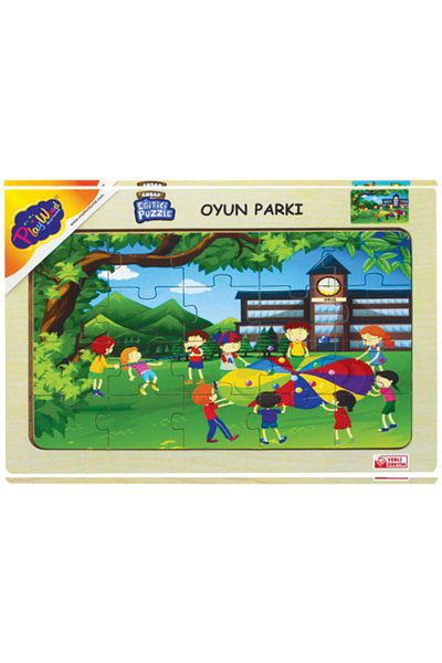 Play Wood Playwood Ony-175 Wooden Educational Puzzle Playground