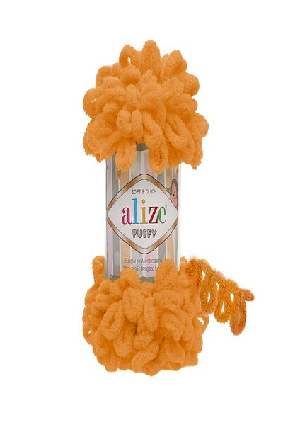 Alize Subebek 5 τεμάχια Puffy Knitting Yarn - Χρώμα: 336 Πορτοκαλί