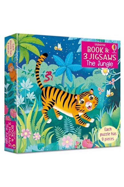 Usborne Книга и пъзел Джунглата