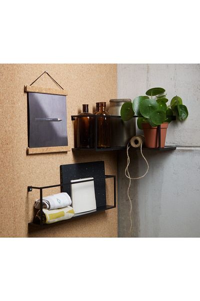 GO DEKOR Decorative 3-Piece Scandinavian Hanging Metal Shelf Model