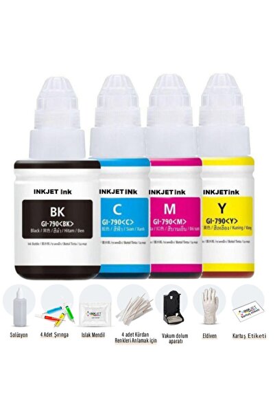 inkjet Canon Mg4250 Kartuş Dolum Seti 4x100ml Pg540-cl541 Orijinal Set
