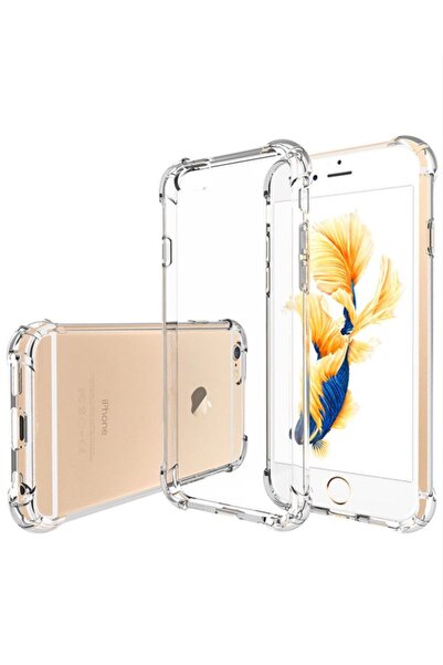ucuzmi Şeffaf Silikon Iphone 6 6s Köşe Korumalı Darbe Emicili Ultra Lens Nano...