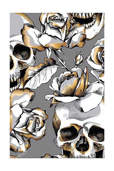 Buffalo Bandana Buff Skull Flower