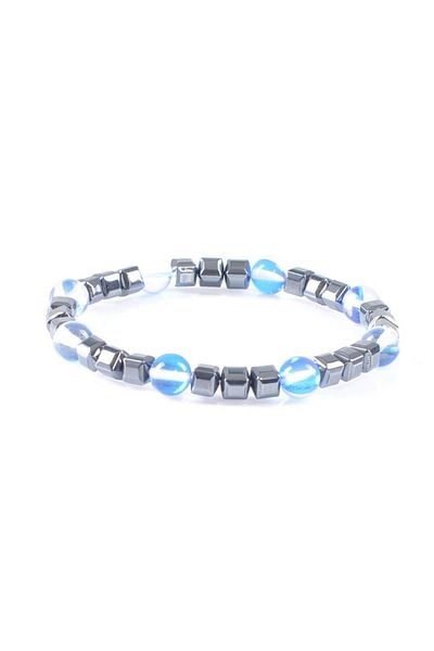 LABALABA MEN'S BLUE QUARTZ NATURAL STONE BRACELET