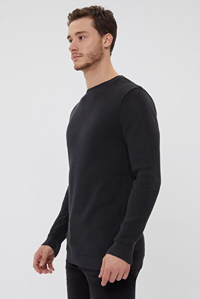 Lee Cooper Men Clayton O Neck Sweater K. Gray 211 Lcm 241058