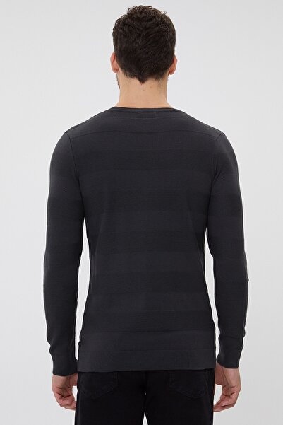 Lee Cooper Men's Holden O Neck Sweater K. Gray 211 Lcm 241054