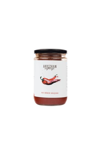 Akkızhan Çiftliği Acı Biber Salçası 660 Gr