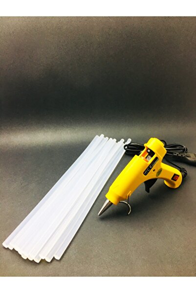 İthal Küçük Boy Silikon Tabancası 10 Adet Küçük Silikon Mumu