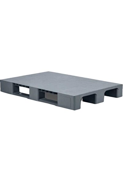 Palet Plastik 80x120x15 Cm 9,5 Kg ( Euro) Yük Taşıma Hijyenik Düz Desen Kapal...